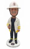 Custom Chef Firefighter Bobblehead Best Retired Gift